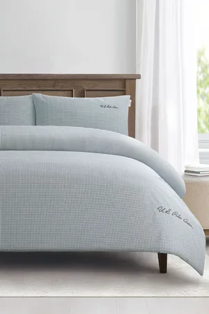 U.S. Polo Assn. U. S. Polo Assn. Pure Cotton Gingham Duvet SetSUPERKINGSIZE