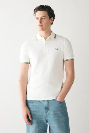 Fred Perry Polo met tweekleurig gestreept randje2X-Large