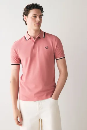 Fred Perry Polo met tweekleurig gestreept randjeX-large