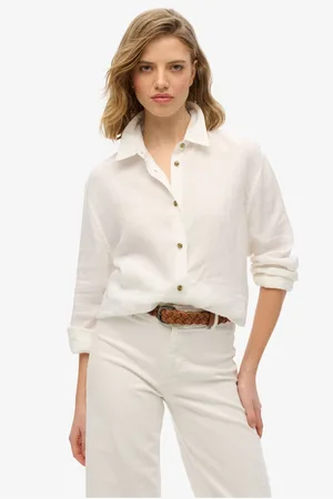 Superdry Casual 100% Linen Boyfriend Shirt38