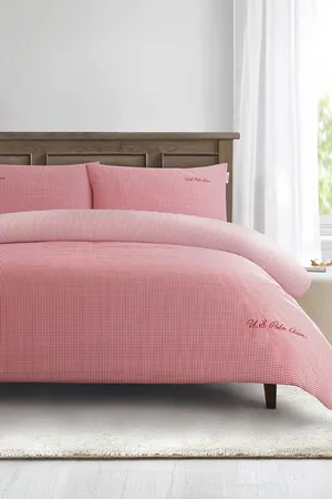 U.S. Polo Assn. U. S. Polo Assn. Pure Cotton Gingham Duvet SetENKEL