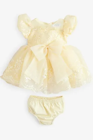 IAME Girls Yellow Party Dress6874cm
