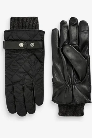 JONES BOOTMAKER Mens Quilted Waterproof GlovesS-M
