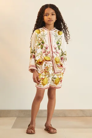 Reiss Sammie NYBG Satijnen shorts met bloemenprint6