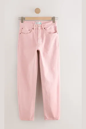 Next 100% katoenen mom jeans met rechte pijpenEU 42 Petite (UK 14 P)
