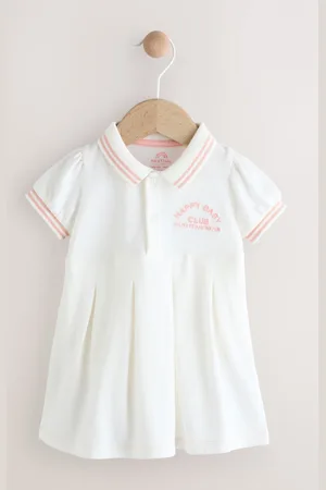 Next Baby Tennis 100% Cotton Dress (0mths-2yrs)56cm