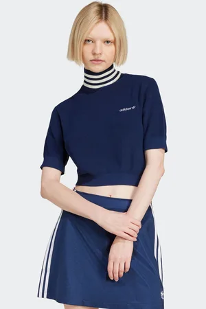 adidas Crop Turtle Neck 100% Cotton T-Shirt44