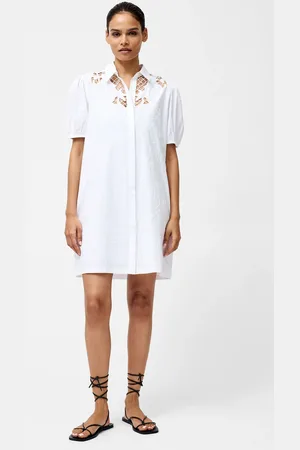 French Connection Cambria Cotton Embroidered Shirt36