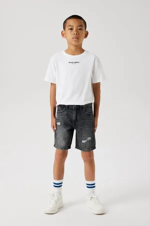 NAME IT Ruimvallende denim shorts met slijtageplekken12 Jaar (152cm)