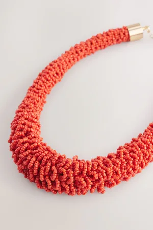 Next Beaded Tube NecklaceEén