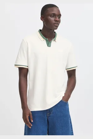 Blend Resort Short Sleeve 100% Cotton Polo Shirtxlarge