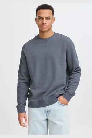 Blend Sand Woven Crew Neck Sweaterlarge