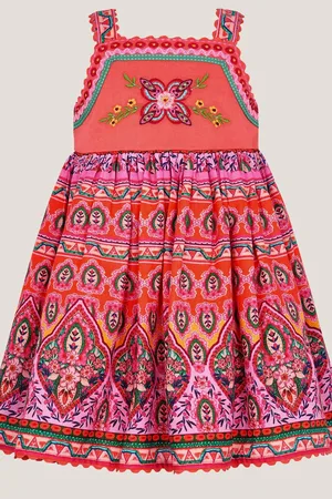 Monsoon Baby 100% Cotton Embroidered Floral Print Dress12