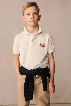 Superdry 100% Organic Cotton Classic Flag Polo Shirt8 Jaar (128 cm)