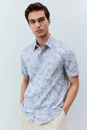 Next Jacquard Printed Short Sleeve Shirt4X-Large