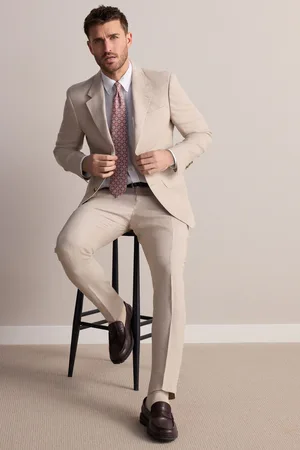 Next Slim Fit Leomaster Italian Fabric Suit Jacket44 Standaard (UK 34 R)