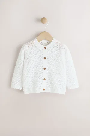 Next Gebreid babyvest van 100% katoen (0 mnd
