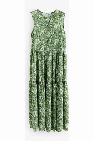 Baukjen Green Annmarie Sleeveless Printed DressEU 34 (UK 6)