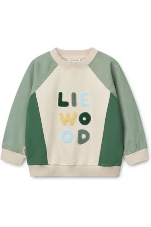 Liewood Green 100% Organic Cotton Aude Placement Sweatshirt6 Jaar (116cm)