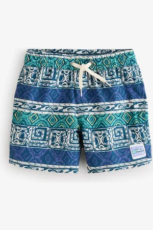 Quiksilver Geoprint Surfsilk Straight Volley Zwembroek voor Jongeren128134cm