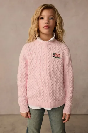 Superdry 100% Cotton Cable Knit Jumper110116cm