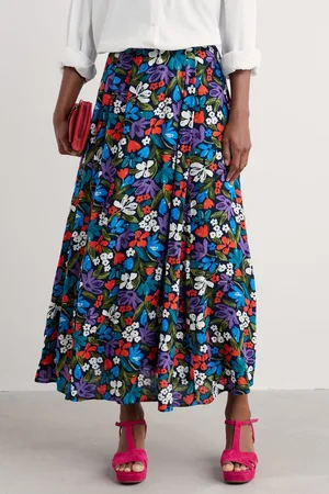 Seasalt Cornwall Lethlean Pleated Maxi Skirt38