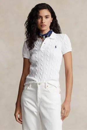 Ralph Lauren Cable Knit Polo Shirtxlarge