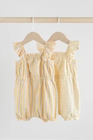 Next 100% Cotton Baby Rompers 2 Pack9298cm