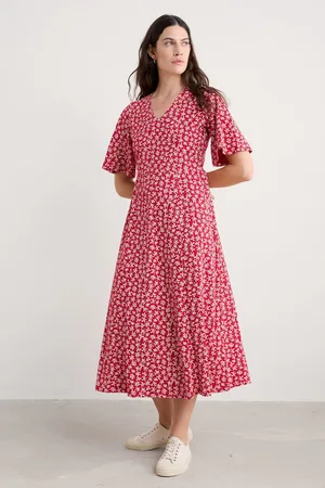 Seasalt Cornwall Petite Nancy Jersey Above-Ankle Dress44