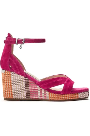 Moda In Pelle Pink May Strappy Wedge Sandalseu41