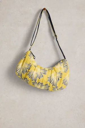White Stuff Zoe Printed 100% Cotton Sling Bageen