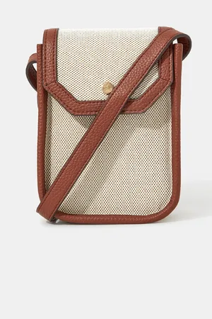 Accessorize Woven Canvas Phone BagEén