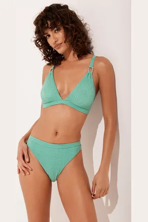 mint&berry Textured Hardwear Triangle Bikini Top42
