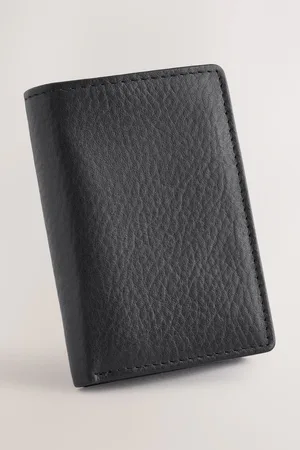 Next Leather Grainy Trifold Walleteen maat