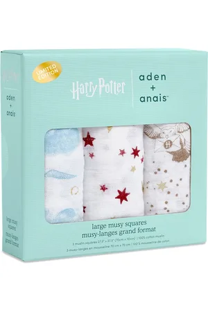 Aden + Anais Set van 3 doeken van 100% katoenen mousselineeen