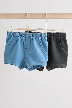 Next Baby Jersey Denim Shorts 2 Pack7480cm