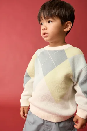 Next Knitted Crew Neck 100% Cotton Jumper (3mths-7yrs)3