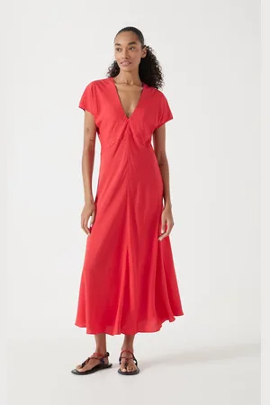 Hush Puppies Grace V-Neck Midaxi Dress38