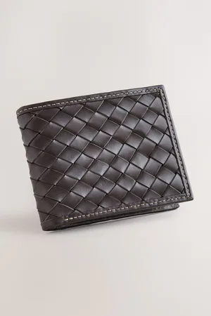 Next Leather Woven Stitch Walleteen maat