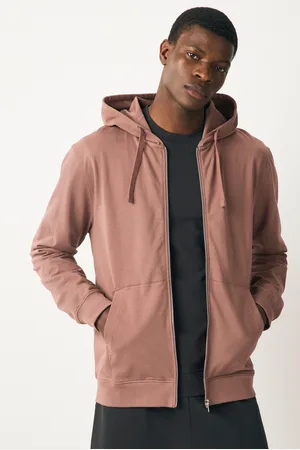 Next 100% katoenen lichtgewicht hoodie met ritssmall
