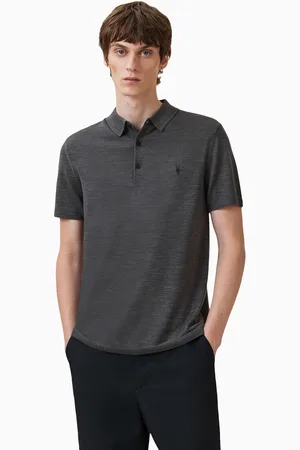AllSaints AllSaints Mode poloshirt van merinowol2XL