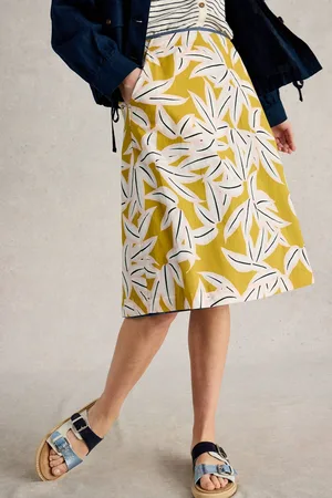 White Stuff 100% Organic Cotton Nell Reversible Skirt40