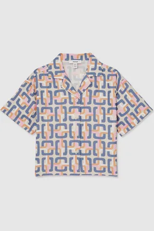 Reiss Eva Geometric Chain Print Shirt158164cm