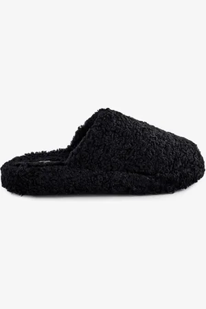 FitFlop IQushion D-Luxe Padded Teddy Mule SlippersEU 41 (UK 7)