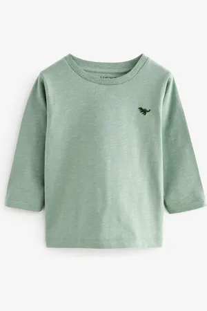 Next 100% Cotton Long Sleeve Plain T-Shirt (3mths-7yrs)4