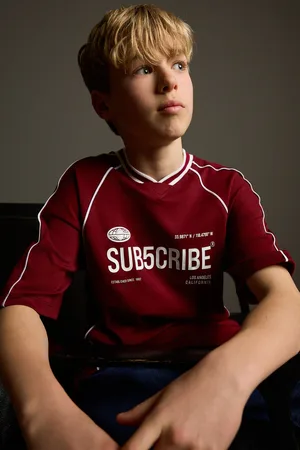 Next 100% katoenen Sub5cribe sport-T-shirt met korte mouwen (3-16jaar)166168cm