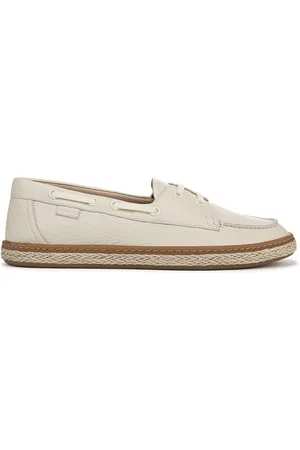 Vionic Regular Fit Cream Bay Boat Shoeseu38