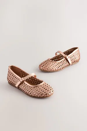 Next Leather Woven Mary Jane Shoesuk1eu33