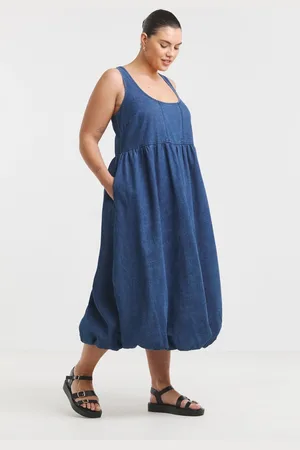 Simply Be Bubble Hem Midaxi Dress44