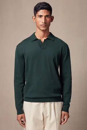 Next Regular Fit Cotton Rich Polo Neck JumperM
